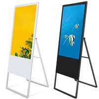 Écran d'affichage numérique LED portable pour intérieur, affichage publicitaire LCD avec fonction SDK