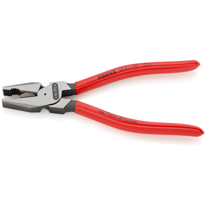 KNIPEX 02 01 180 Alicates universales, tipo resistente, recubiertos de resina sintética atramentizada negra, 180 mm - Product Image 2