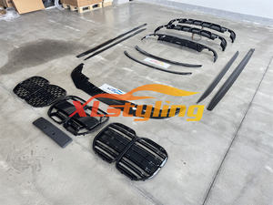 XLstyling Kit corpo conversione auto alettone posteriore alettone diffusore griglia anteriore per <span class=keywords><strong>BMW</strong></span> G26 <span class=keywords><strong>4</strong></span> <span class=keywords><strong>serie</strong></span> nero lucido - Product Image 6