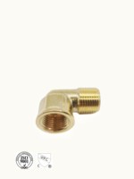 Coude de raccordement en laiton forgé à 90 degrés, connexion femelle NPT 1/8 po, classe de tuyauterie, forme égale, marque HT, modèle 310-4
