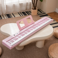 BD Music 88-Tasten Faltbares Tragbares Elektronisches Keyboard (Kunststoff) für Anfänger