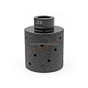 2 "X 2" 5/8 "-11 M14 Tambour diamanté en granit brasé sous vide Roues de tolérance zéro pour les trous de comptoir en <span class=keywords><strong>pierre</strong></span> Vente en gros de haute qualité - Product Image 2