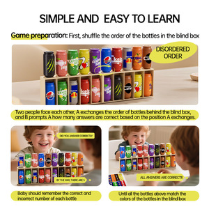 <span class=keywords><strong>Jeu</strong></span> de simulation éducatif et amusant pour enfants : <span class=keywords><strong>Jeu</strong></span> de devinettes sur les <span class=keywords><strong>bouteilles</strong></span>, <span class=keywords><strong>jeu</strong></span> de combat à deux joueurs avec boissons en plastique, <span class=keywords><strong>jeu</strong></span> de correspondance <span class=keywords><strong>des</strong></span> couleurs, jouet unisexe - Product Image 4