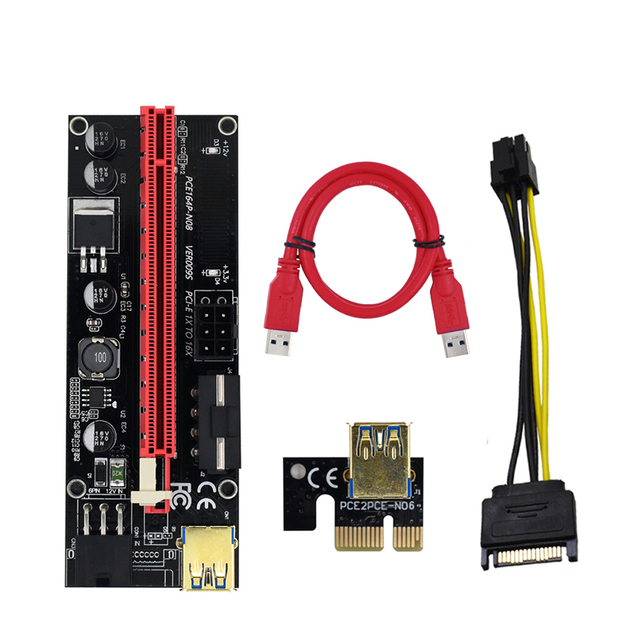 Cheap Price China Brand 009s PCI-E Expansion Riser Card with 4 USB 3.0 Ports (Em88) Guangdong Origin