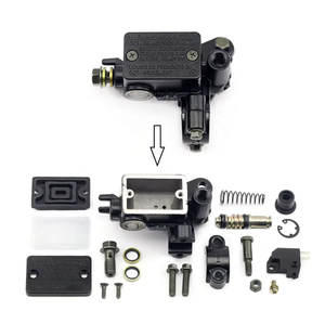 22 मिमी 7/8 "हैंडल बार एल्यूमीनियम मोटरसाइकिल पार्ट्स फ्रंट ब्रेक मास्टर सिलेंडर के लिए फ्रंट ब्रेक मास्टर सिलेंडर के लिए - Product Image 3