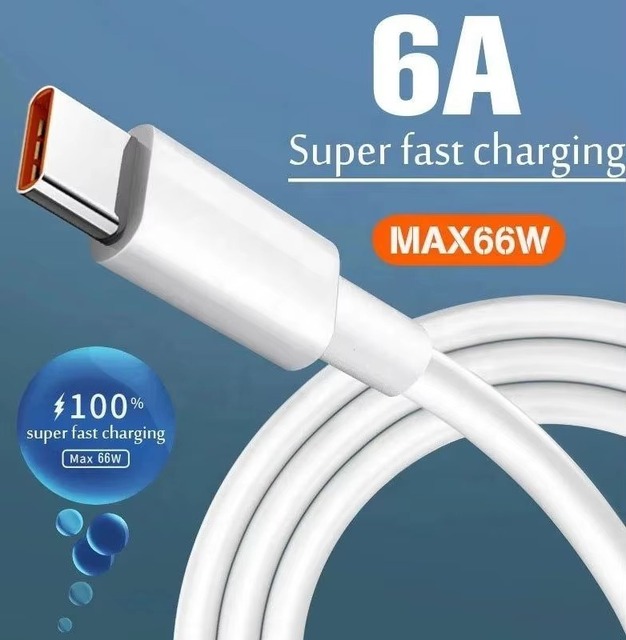PD12W TPE Type-C Fast Charging Cable with Pure Copper Core Eco-Friendly Compatible with iPhone & Android Phones