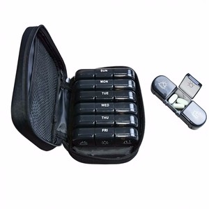 Pastillero de 7 días y 21 compartimentos con sellado y protección contra <span class=keywords><strong>el</strong></span> polvo, modelo de empaque para uso matutino, mediodía y nocturno - Product Image 1
