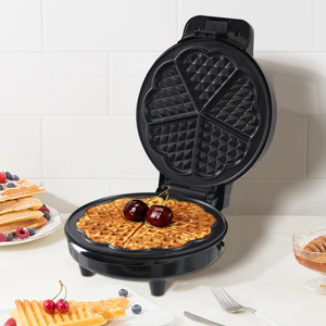 Heart Shaped <b>Waffle</b> Maker Electric Griddle 1000-1500W Non Stick Auto Shut Off Kitchen Baking <b>Machine</b> - Product Image 2