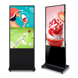 Pantalla LCD Vertical de 55 Pulgadas, 300nits, Alto Brillo, 4K, Android 11, Marco de Aleación de Aluminio, con Certificado CE RoHS, para Publicidad - Product Image 1