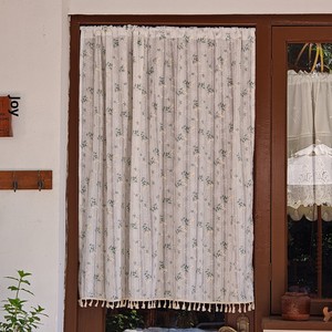 <span class=keywords><strong>Rideau</strong></span> de porte pour usage domestique, sans perçage, décoration de café et de maison d'hôtes, cloison de style japonais, en polycoton, motif floral, pour <span class=keywords><strong>armoire</strong></span> - Product Image 1
