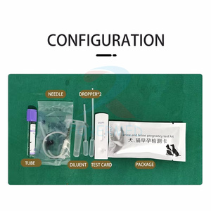 Kit de <span class=keywords><strong>test</strong></span> de diagnostic vétérinaire kit de <span class=keywords><strong>test</strong></span> rapide félin canin vétérinaire rapide Diag chien/chat bande de <span class=keywords><strong>test</strong></span> de grossesse - Product Image 2