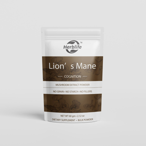 Complément alimentaire à base de champignon crinière de lion OEM/ODM, poudre d'extrait de crinière de lion pour le bien-être général, la fonction cognitive et la digestion - Product Image 1