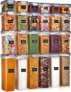 Juego de 16, 24 o 36 Recipientes Herméticos de Madera, Desmontables, Apilables, Ecológicos, de Grado Alimenticio, con Capacidad de 6-10L, Estilo Americano, Libres de BPA - Product Image 5