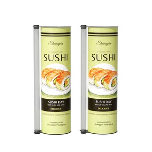 Emballage à emporter écologique personnalisé en papier kraft de qualité alimentaire pour sushi avec tube à sauce, riz, sashimi, <span class=keywords><strong>pizza</strong></span>, pain - Product Image 4