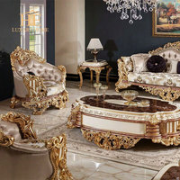 Fabricant chinois de meubles de cour exquis, salon royal, canapé classique de luxe, design antique, idéal pour une maison élégante