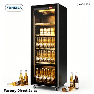 Refrigerador Exhibidor de Bebidas de Una Puerta con Iluminación LED Brillante y Ruedas Giratorias para Uso en Bares de Hotel, Venta Directa de Fábrica - Product Image 1