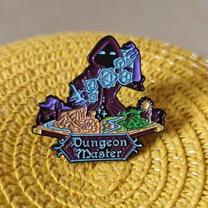 カスタムバッジダンジョンズアンドドラゴンズゲームお土産ブローチバッジダンジョンモンスターエナメルラペルピン - Product Image 5