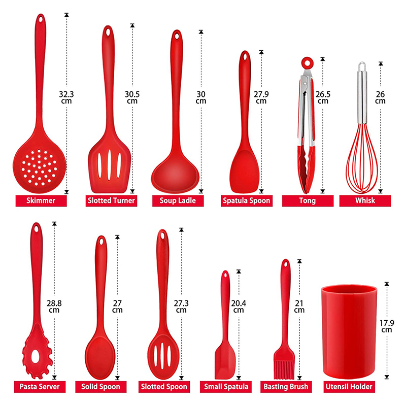 Modern Design Silicone Food Grade Cookware Nylon Kitchen Cooking Utensil Kitchenware · image 2