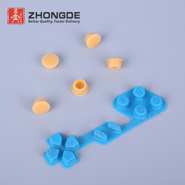 Custom Remote Control Soft Silicone Rubber Pad Rubber Molding Buttons Cap
