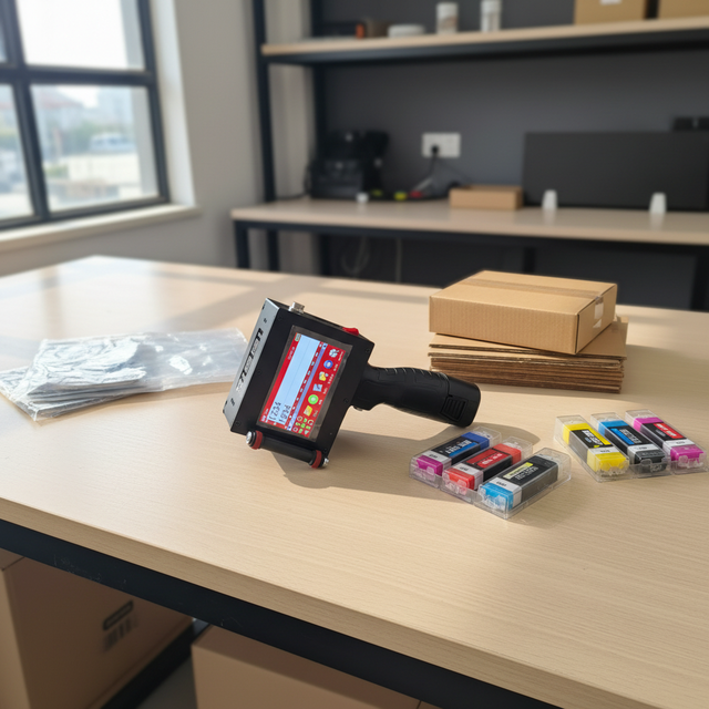 Factory Direct Handheld Inkjet Printer, Quick-Dry Ink, USB, Touchscreen, Date & Label Printing Carton Inkjet Printer