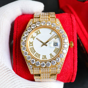 Montre Mossanite de style chaud en gros | 3255 mouvement hommes design de diamant de luxe - Product Image 3