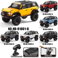 HB TOYS 1/10 Bronco 4WD RC Rock Crawler RTR avec moteur brushless Hobbywing, blocage de différentiel, télécommande proportionnelle DumboRC 2.4G, NEUF R1011B
