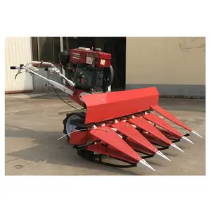 Farm machinery mini rice harvester reaper 1.2m wheat and rice reaper for small corn harvester