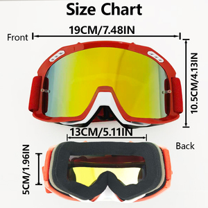 Gafas <span class=keywords><strong>de</strong></span> Esquí FBFU con Marco <span class=keywords><strong>de</strong></span> PC Ligero, Protección UV y <span class=keywords><strong>Lentes</strong></span> Reemplazables para Deportes al Aire Libre, Ciclismo y Snowboard, Gran Venta - Product Image 6