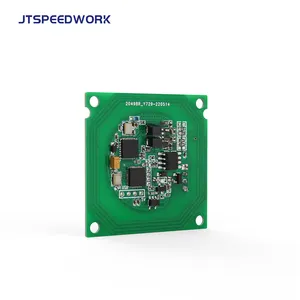 JT-1550 HF RFID 13.56MHz Chip modul ISO15693 ISO14443A/B untuk kartu ID pembaca pembayaran kartu kredit penulis PCBA