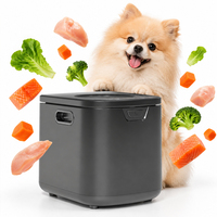 Machine automatique pour la préparation de nourriture pour animaux de compagnie, 500W, avec pot intérieur en céramique nano de 4,2L, temps de cuisson réglable de 5 à 300 minutes