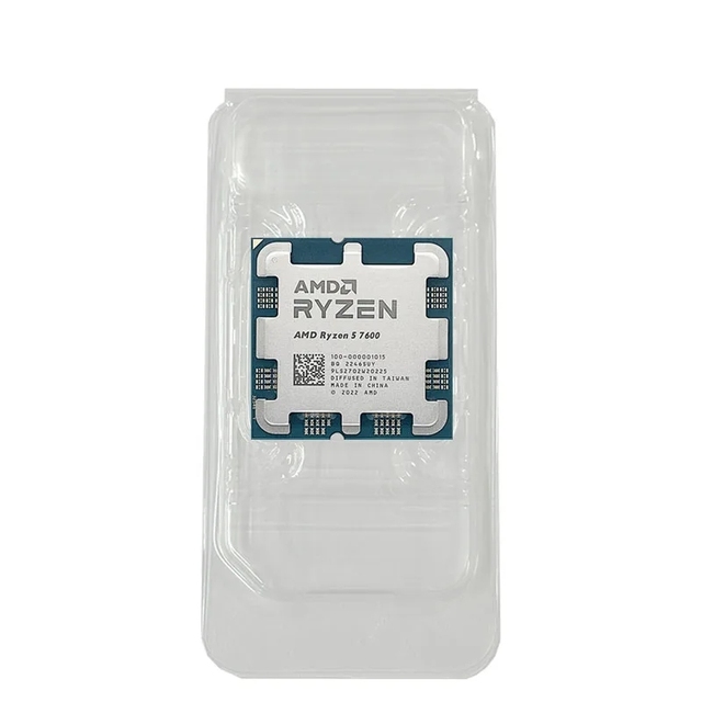 For Ryzen 5 7600 R5 7600 3.8 GHz 6-Core 12-Thread CPU 5NM L3=32M 100-000001015 Socket AM5 Tray New but Without Cooler