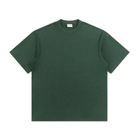 Camiseta Blanca de Alta Calidad, 300G, 100% Algodón, Tejido de Punto, Hombros Caídos, Estilo Urbano, Corte Regular para Hombre, Personalizable con Logotipo