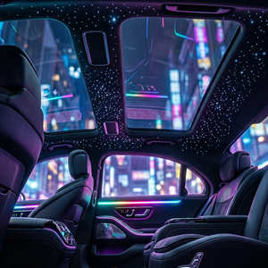 Sistema de Luz Ambiental para Automóvil con Control Remoto IR y Temperatura de Color Dual Ajustable para Mayor Seguridad en la Conducción Nocturna - Product Image 4