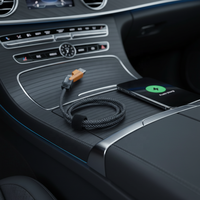 Câble de charge rapide 3 en 1 USB Type C Lightning pour voiture Chargeur de téléphone portable