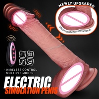Vibromasseur réaliste en forme de pénis pour femmes, vibromasseur vibrant avec télécommande pour femmes, jouets sexuels HXR LM-A342