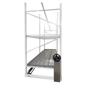 One-one Vertical Tillage Equipment Rolling Mobile <b>Shelving</b> <b>Greenhouse</b> Hydroponic Growing Table - Product Image 1
