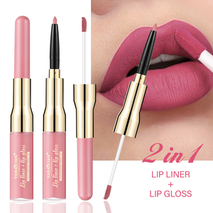Brillo labial 2 en 1, brillo de labios hidratante, brillo de labios, brillo de labios no adhesivo, resistente al agua - Product Image 4