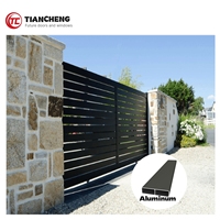 Puerta Corredera Automática de Aleación de Aluminio para Granja, Fabricada en China, con Larga Vida Útil y Modelado 3D