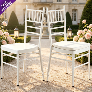 China <b>Outdoor</b> Garden Furniture Metal Gold Aluminum Wedding Chavari Chivari Tiffanie Bamboo <b>Chair</b> for Rental - Product Image 1