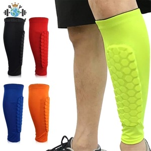 Protetor Esportivo Anticolisão de Compressão com Almofada de Mel para Panturrilha, para Distensões Musculares e Canelites - Product Image 1