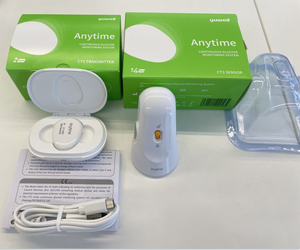 यूवेल कभी भी ct3 cgm निरंतर रक्त ग्लूकोज निगरानी प्रणाली सेंसर ट्रांसमीटर गतिशील मधुमेह परीक्षण उपकरण - Product Image 2