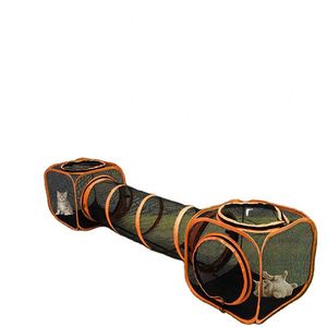 BSCI Factory New Design Pop up Small Animal Playpen With Tunnel Indoor Outdoor Pet <b>Cage</b> Tent With Carry Bag <b>Cat</b> Hamster Rabbit - Product Image 4