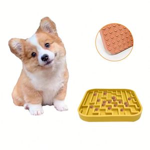 Es-Pro Eco-Friendly Pet Bowls & Feeders Slow Food Dining <b>Mat</b> for Dogs & <b>Cats</b> Silicone Fixed Belt Sucker ODM/OEM Pet Food Grade - Product Image 4