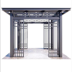 Pergola bioclimatique motorisée intelligente en aluminium, gazebo, pavillon de jardin, toit rétractable extérieur avec supports pour terrasse et villa - Product Image 3