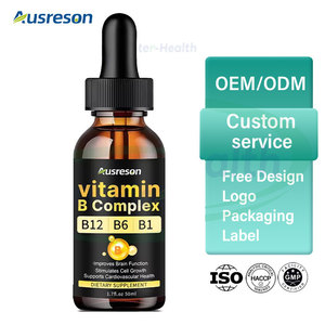 Ausreson Halal <span class=keywords><strong>Complejo</strong></span> de Vitamina <span class=keywords><strong>B</strong></span> Natural a Granel, <span class=keywords><strong>Gotas</strong></span> Líquidas de Vitamina B1 B6 B12, Suplemento de 60 ml, <span class=keywords><strong>Gotas</strong></span> de <span class=keywords><strong>Complejo</strong></span> de Vitamina <span class=keywords><strong>B</strong></span> Energéticas - Product Image 2