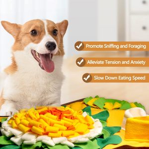 Juguete de Alfombra Olfativa para Mascotas, Tapete de Entrenamiento para Perros y Gatos, Lavable, con Comida Oculta, Juguete Interactivo de Alimentación Lenta para Perros - Product Image 6