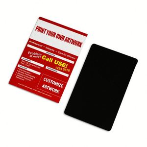 Design Your Own Logo Shape Style Paper Magnetic Business Cards Pictures 6X4 Custom Print <b>Fridge</b> Magnet for Restaurant - Product Image 6