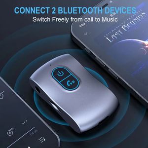 Récepteur sans fil Kit mains libres V5.3 <span class=keywords><strong>Micro</strong></span> <span class=keywords><strong>SD</strong></span> Card Music Play Adaptateur de prise AUX 3.5mm pour voiture/maison/casque/haut-parleur - Product Image 3