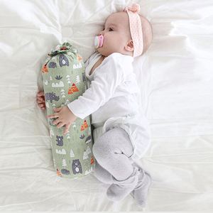 Almohada cilíndrica antivuelco para bebé, cojín de algodón suave con trigo sarraceno para soporte de cuello y posicionamiento de espalda - Product Image 6
