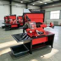 Tour à disques et tambours de frein C9350C, portée 500 mm, disque 180-385 mm, tambour 152-500 mm, rectification de rotors, réparation de voitures et camions, 380V/220V